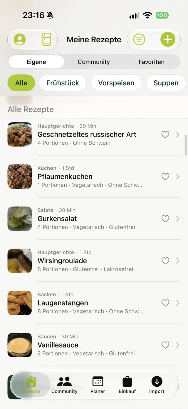Cookiza! – Lieblingsrezepte sammeln.